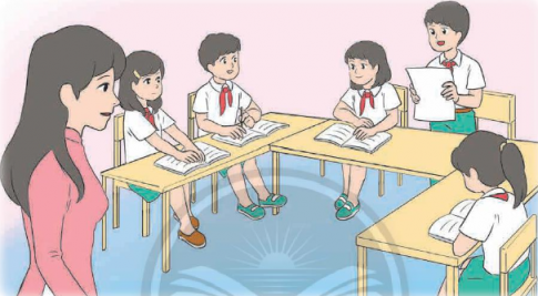 Báo cáo sự tiến bộ của em trong việc thực hiện nền nếp sinh hoạt. Trao đổi kinh nghiệm của em trong việc rèn thói quen tư duy khoa học với các bạn