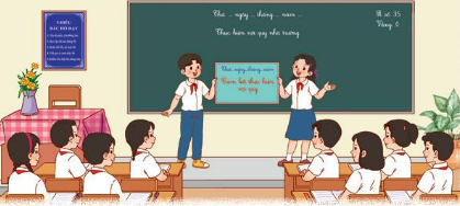 Nhận xét việc thực hiện nội quy, nền nếp của em và các bạn ở lớp, ở trường.