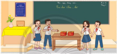 Trò chơi "Nếu...thì..." về quan hệ giữa các sự vật, hiện tượng.