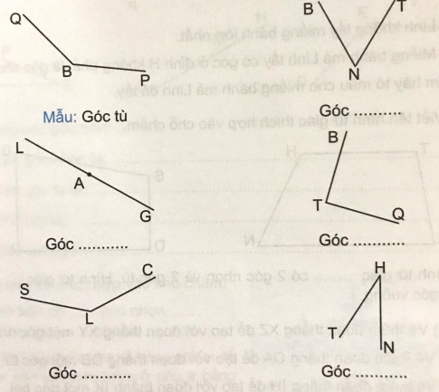 Viết tiếp vào chỗ chấm cho thích hợp