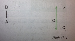 Vẽ ảnh của một vật có dạng một đường thẳng, đặt vuông góc với trục chính của vật kính - sách giáo khoa (SGK) vật lí lớp 9 trang 127