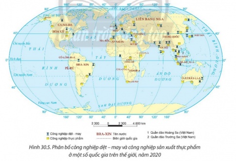 Giải bài 30 Địa lí các ngành công nghiệp