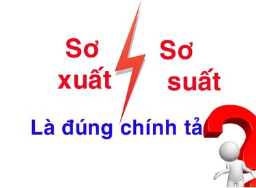 Sơ Xuất Hay Sơ Suất? Từ Nào Mới Đúng Chính Tả Tiếng Việt?