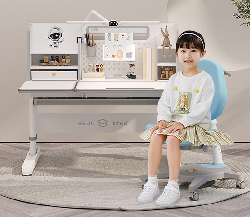 Thiết kế bàn học thông minh BSUC giúp chống lại các bệnh học đường như gù lưng, cận thị